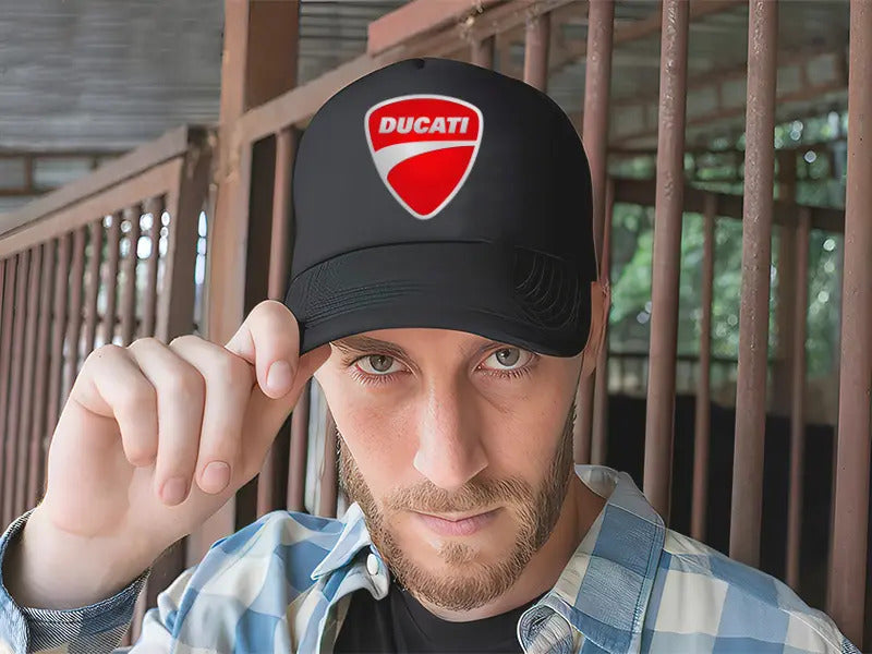 Gorra Ducati Moto Motociclismo Piloto Motogp Negro Ajustable Ducati
