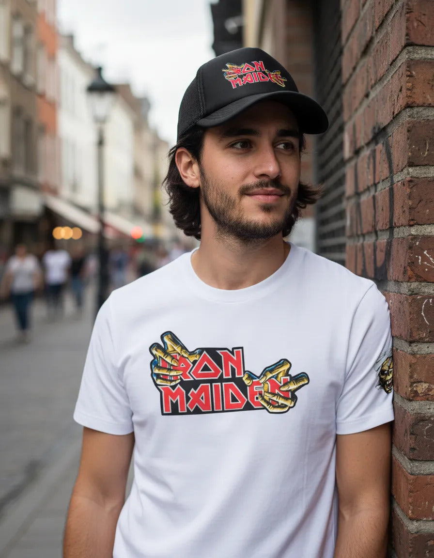 Playera Y Gorra Iron Maiden Música Rock Heavy Metal