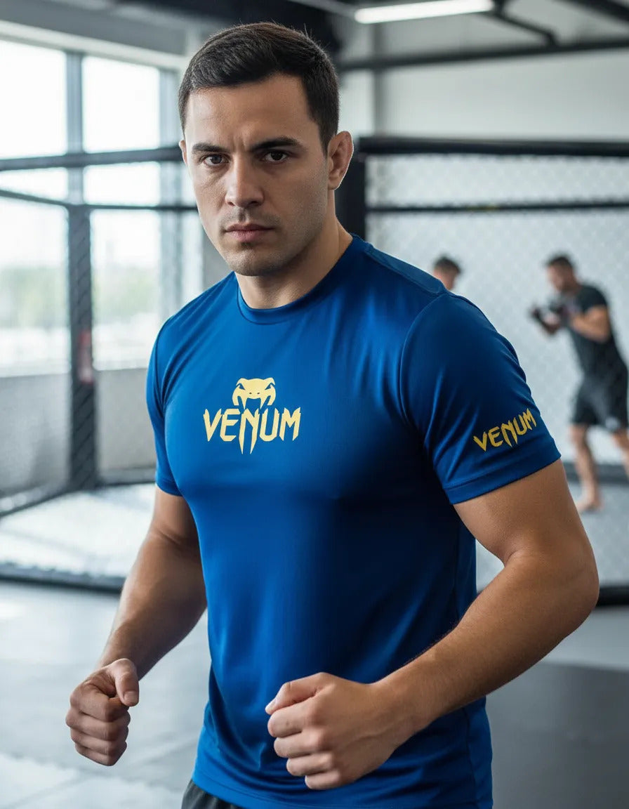 Ufc Playera Deportiva Venum Ufc Mma Box Muay Thai Kb Bjj Tkd