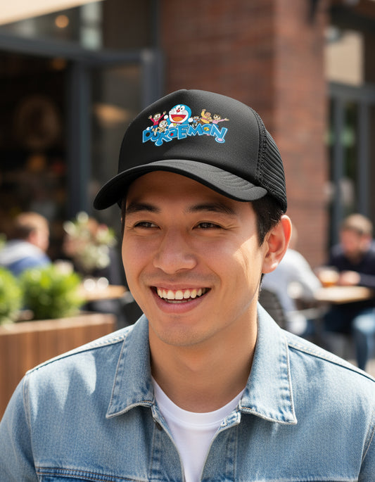 Gorra Doraemon Negro Ajustable Doraemon
