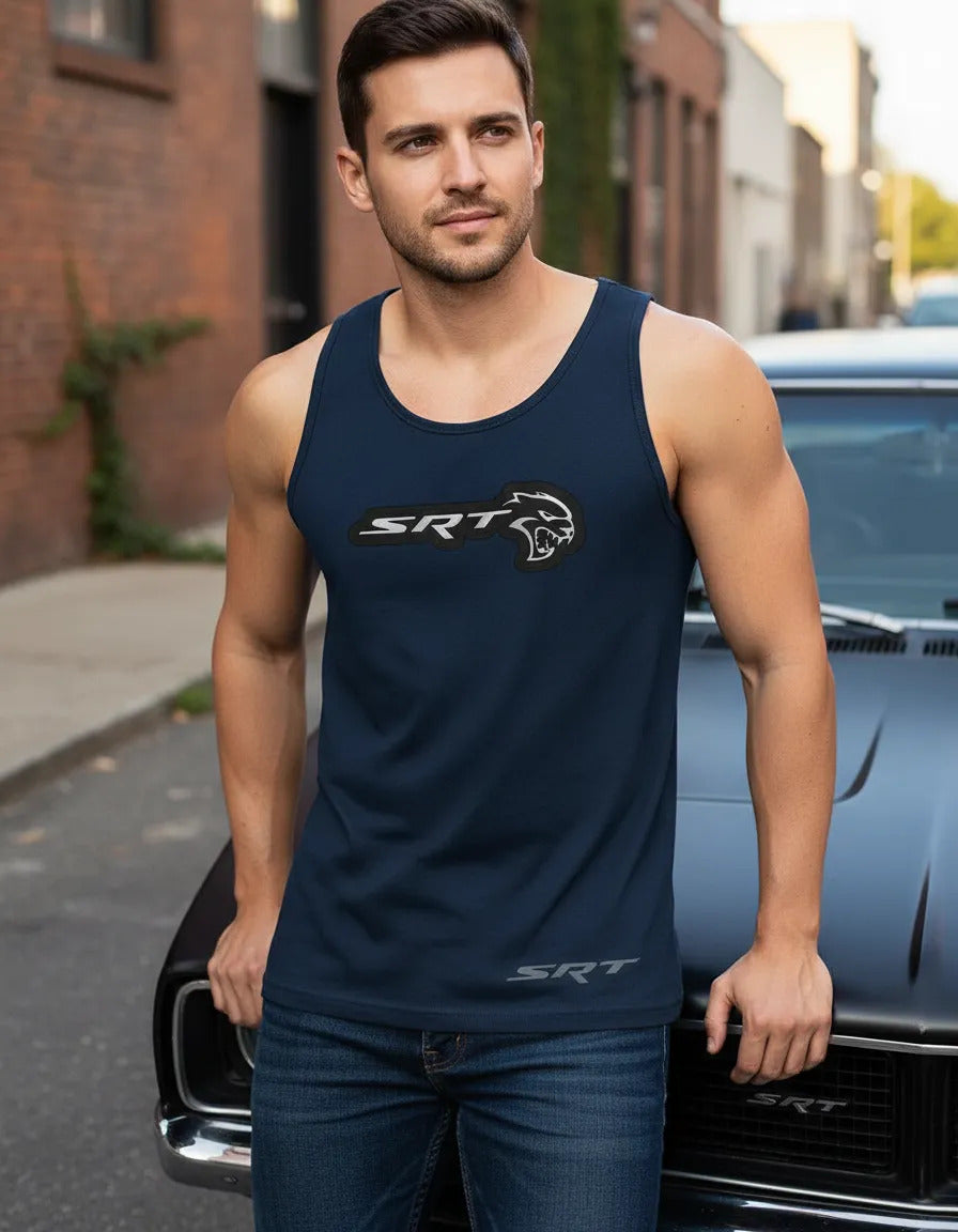 Playera Sin Mangas Hellcat Srt Dodge Charger Automovilismo