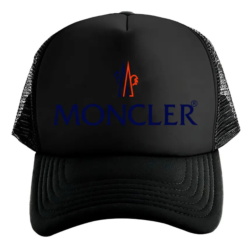 Gorra Moncler Moda Moderno Elegante Aesthetic Actualidad Negro Ajustable Moncler
