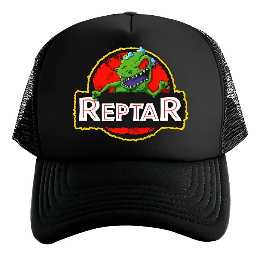 Gorra Reptar Rugrats Negro Ajustable Reptar