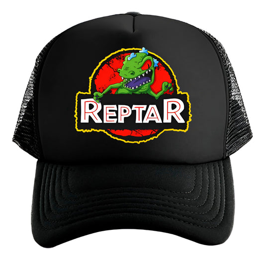 Gorra Reptar Rugrats Negro Ajustable Reptar