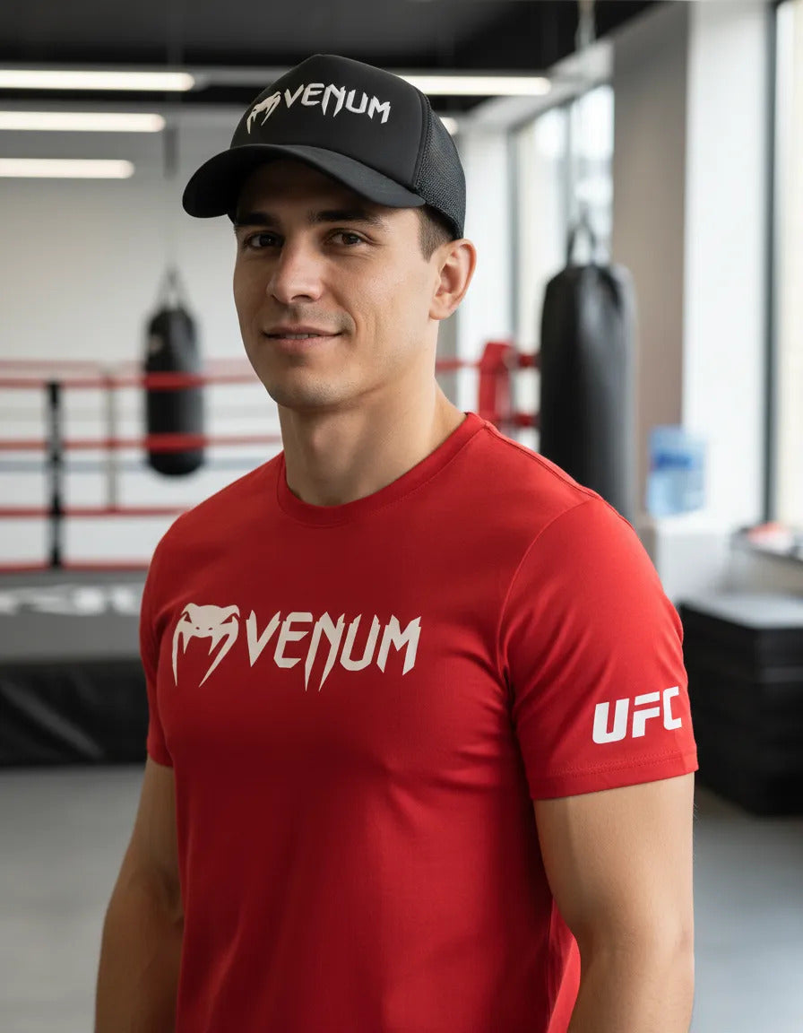 Playera Y Gorra Venum Ufc Classic Mma Box Muay Thai Kb Bjj