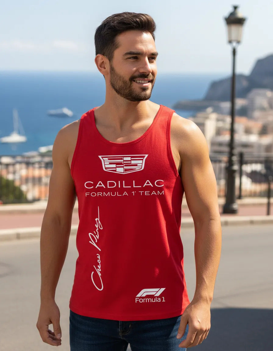 Playera Sin Mangas Cadillac Formula 1 Team F1 Automovilismo