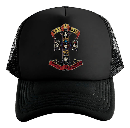 Gorra Trucker Guns N Roses Música Rock