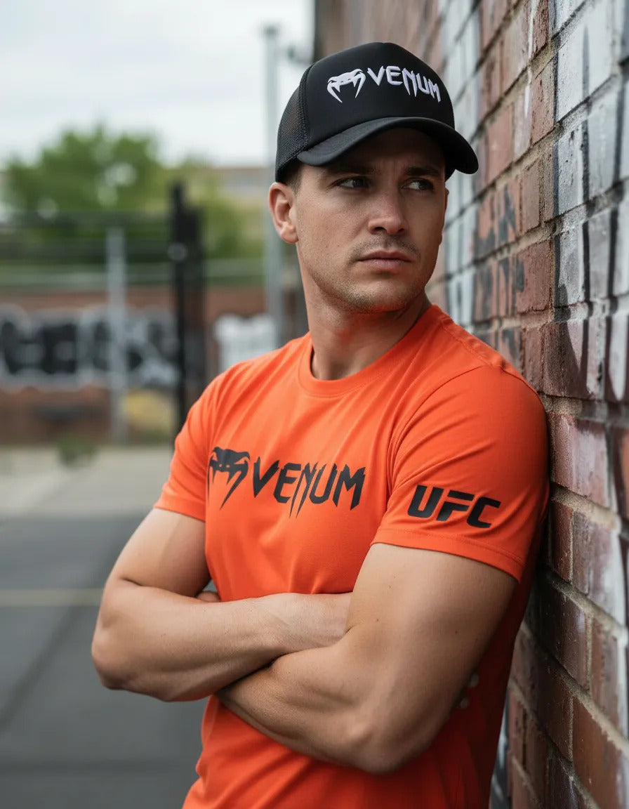 Playera Y Gorra Venum Ufc Classic Mma Box Muay Thai Kb Bjj