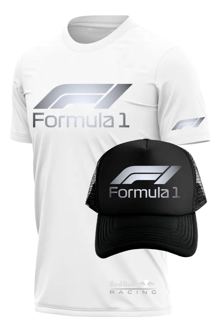 Playera Y Gorra Formula 1 F1 Red Bull Racing Autos