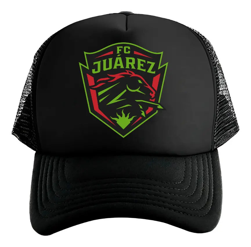 Gorra Trucker Fc Juárez Fútbol Fifa Liga Mx Deportes México Negro Ajustable Fc Juárez