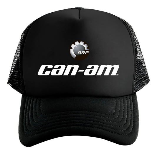 Gorra Can Am Vehículo Todoterreno Automovilismo Negro Ajustable Can Am