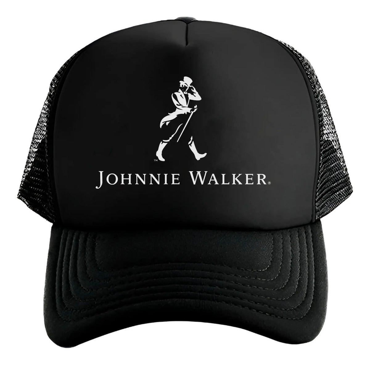Gorra Johnnie Walker Whisky Bebida Negro Ajustable Jw