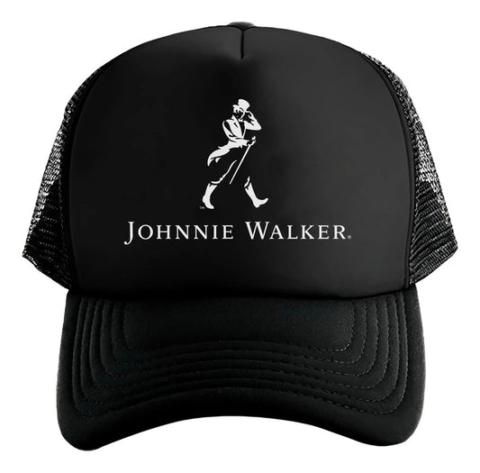 Gorra Johnnie Walker Whisky Bebida Negro Ajustable Jw