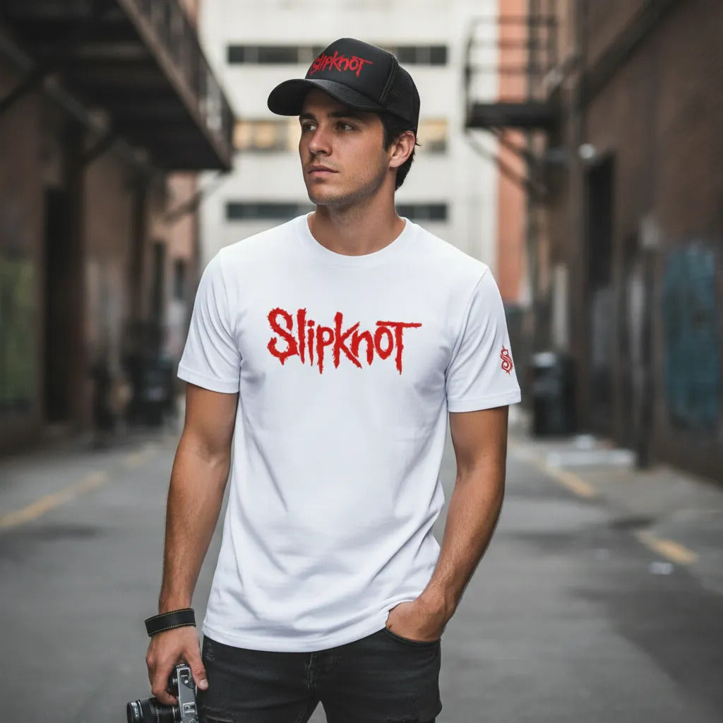 Playera Y Gorra Slipknot Música Rock Heavy Metal