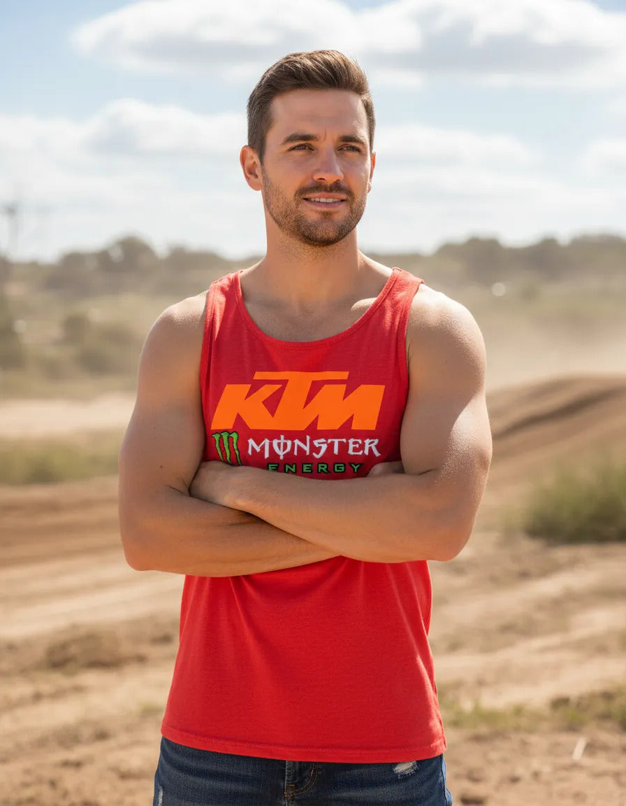 Playera Sin Mangas Ktm Monster Energ Off Road Motocross