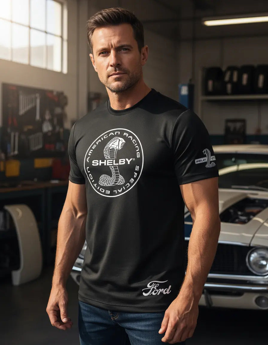 Playera Shelby Cobra Ford Mustang Coche Vehículo Auto