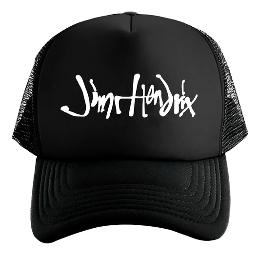 Gorra Jimi Hendrix Música Rock Guitarra Negro Ajustable Jh