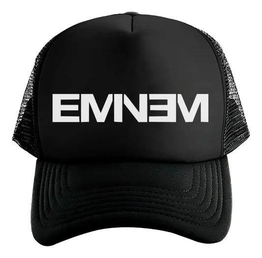 Gorra Trucker Eminem Música Rap Hip Hop Rock Negro Ajustable Emnm