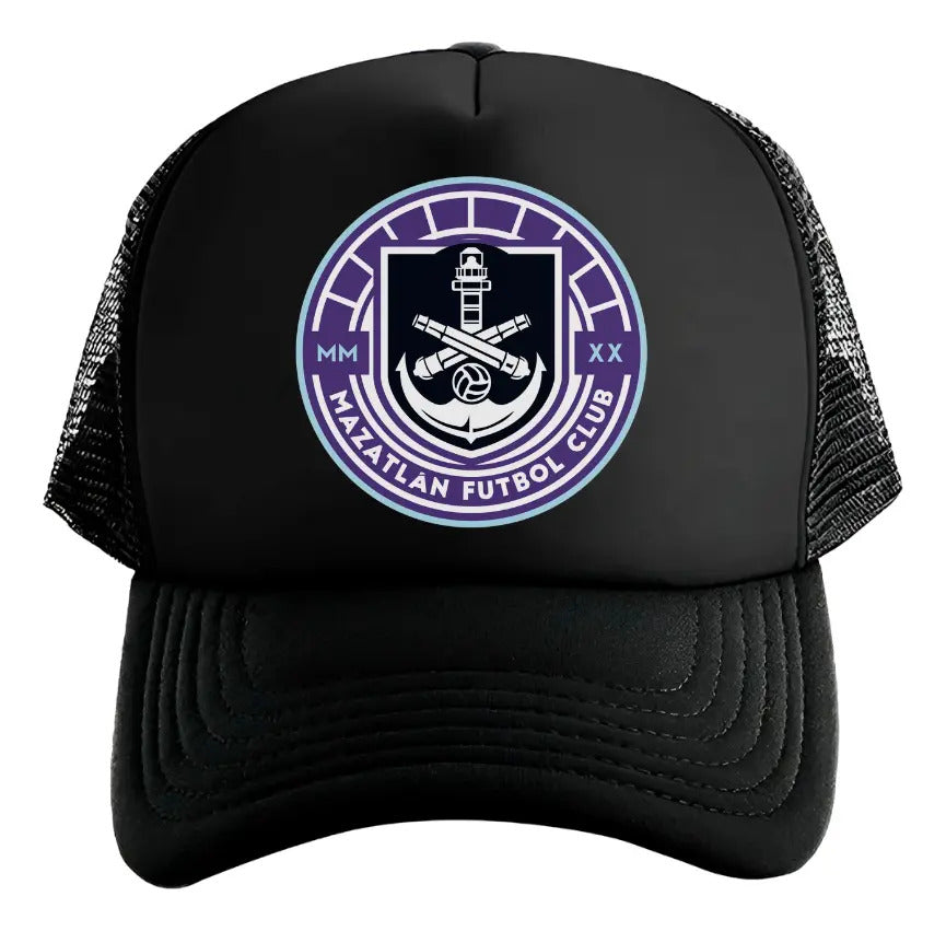Gorra Mazatlán Fútbol Club Fifa Liga Mx Deportes México Negro Ajustable Mazatlan
