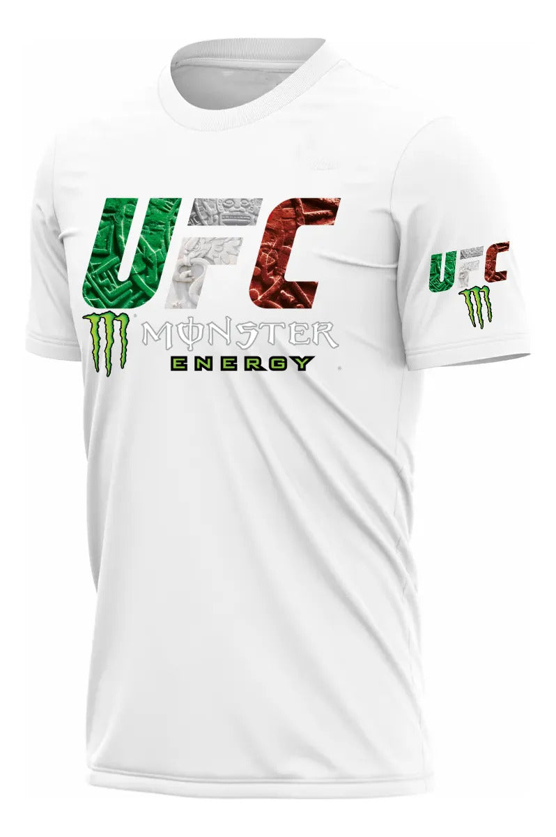 Playera Ufc Monster Energ Mma Box Muay Thai Bjj Kick Boxing