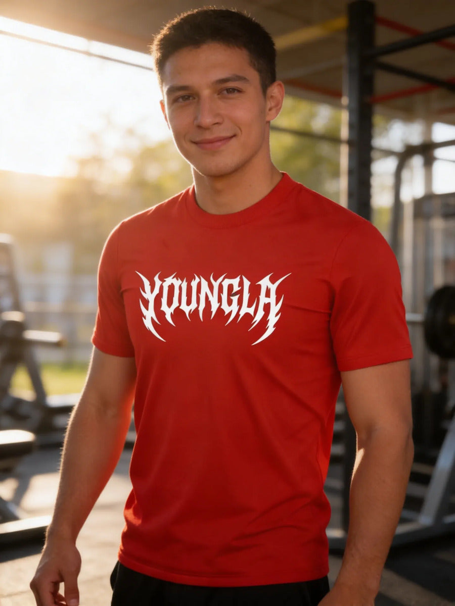 Playera Youngla Entrenamiento Fitness Gym Running Deportes