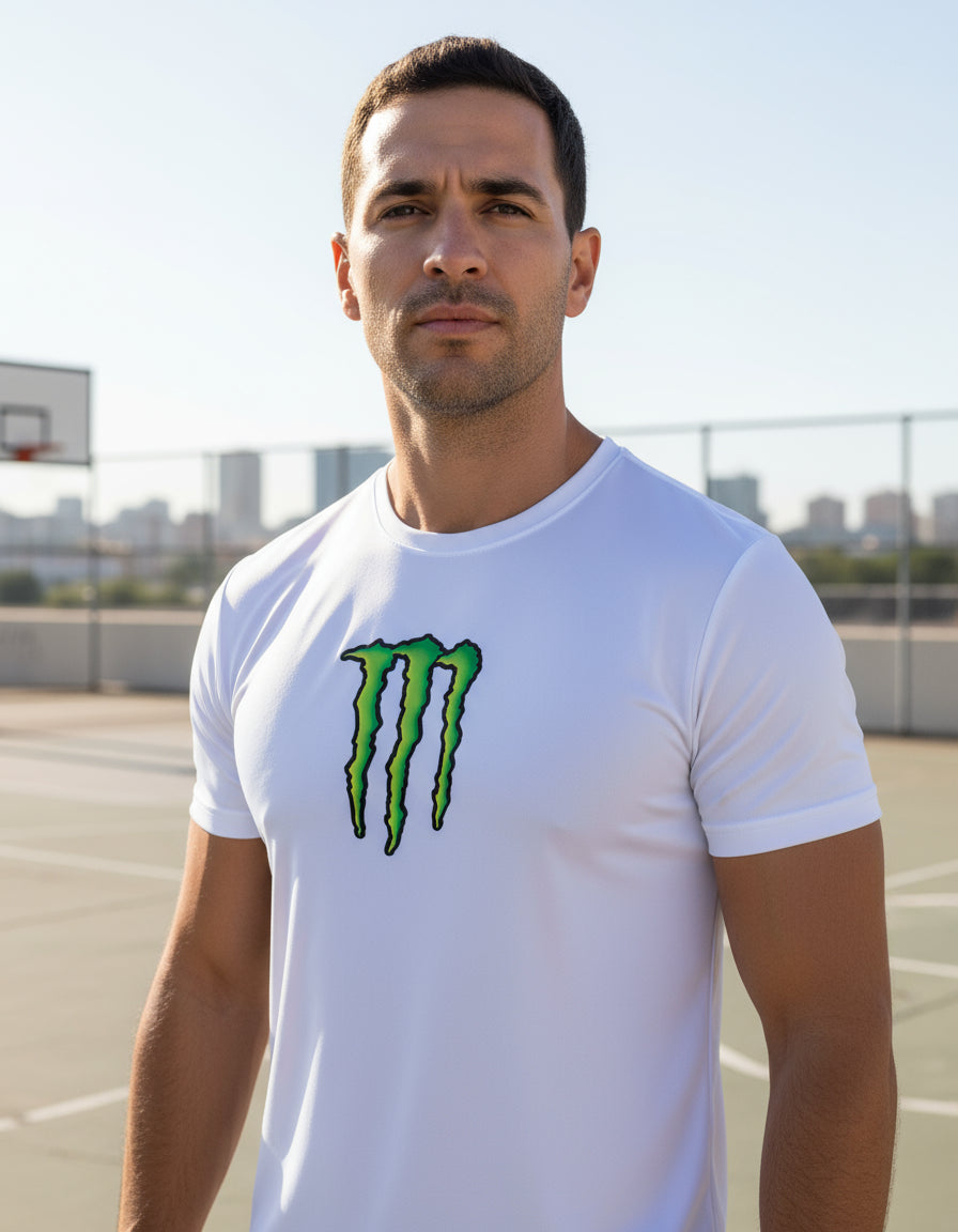 Playera Monster Energ Ufc Mma Box F1 Fútbol Gaming Algodón