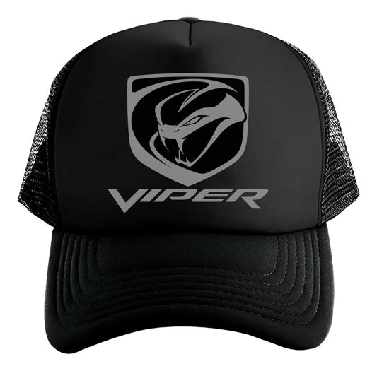 Gorra Dodge Viper Coche Vehículo Automóvil Automovilismo Negro Ajustable Viper