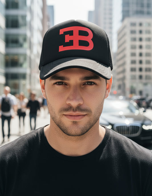 Gorra Bugatti Negro Ajustable Bugatti