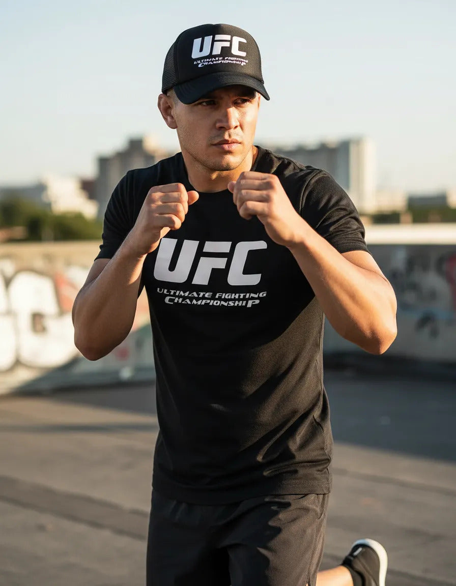 Playera Y Gorra Ufc Ultimate Fighter Championship Mma Box Jj