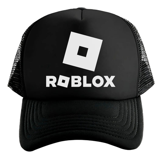 Gorra Roblox Videojuegos Gamer Ps5 Xbox Pc iPad Streaming Negro Ajustable Roblox