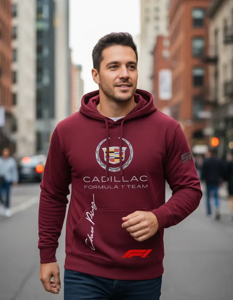 Pack Playera Sudadera Gorra Mochila Cadillac Formula 1 Team