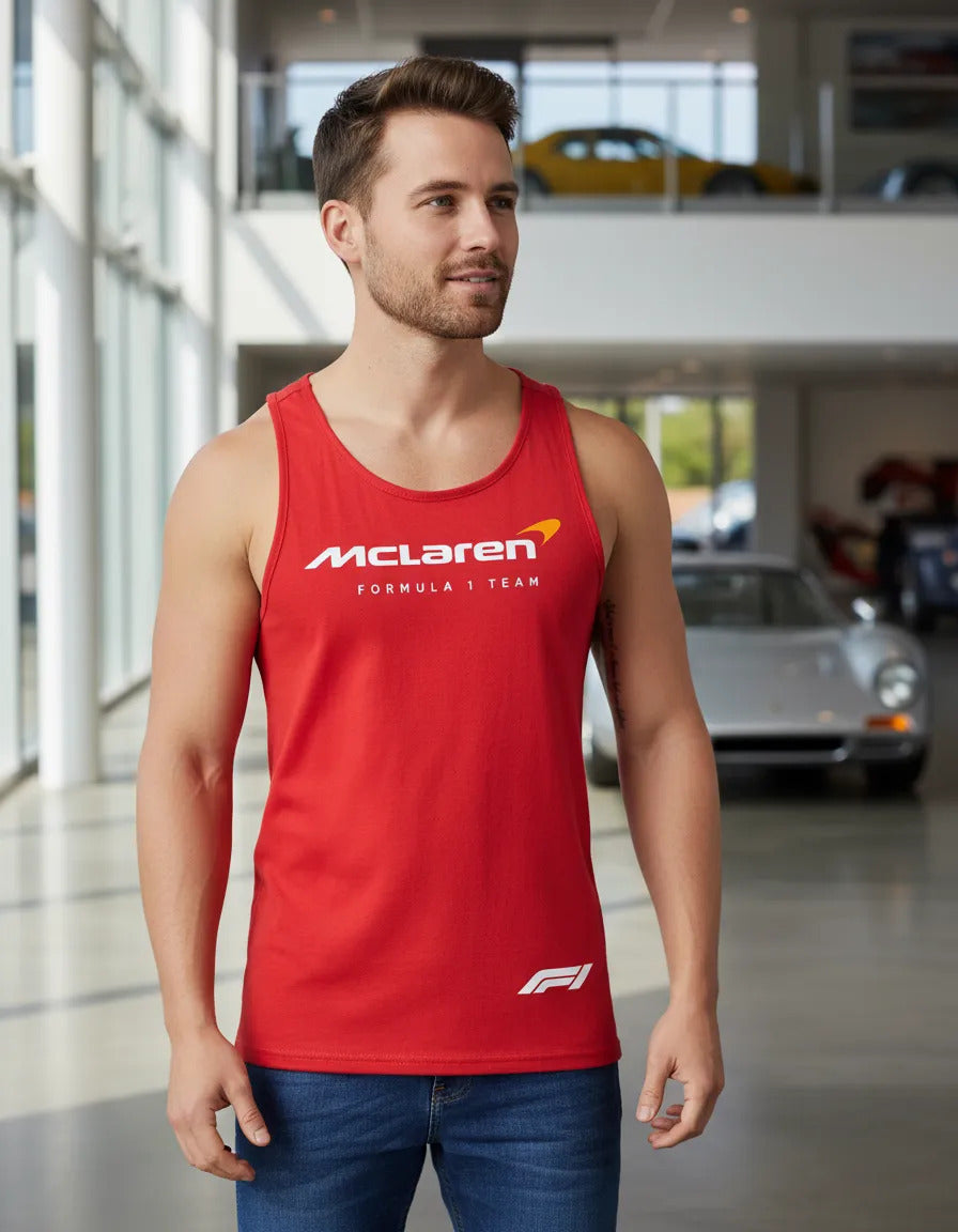 Playera Sin Mangas Mclaren Formula 1 Team F1 Autos
