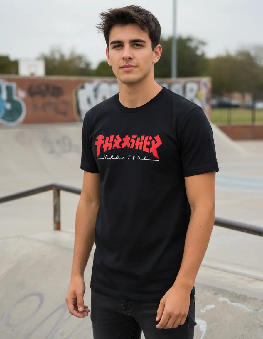 Playera Thrasher Magazine Godzilla Skate Deportes Urbanos
