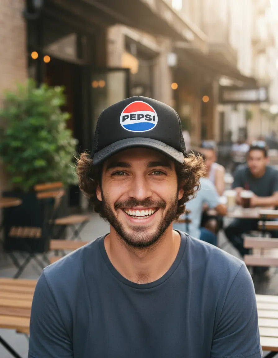 Gorra Pepsi Soda Bebida Negro Ajustable Pepsi