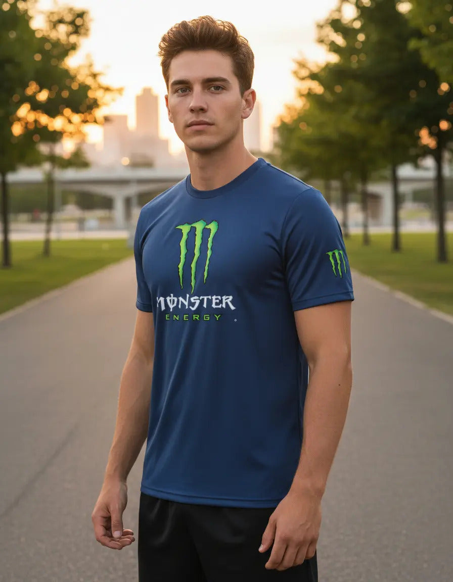 Playera Monster Energ Giant Ufc Mma Box Bjj Deportes Gaming