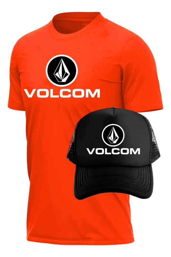 Playera Y Gorra Volcom Skate Skateboard Surf Moda Urbana