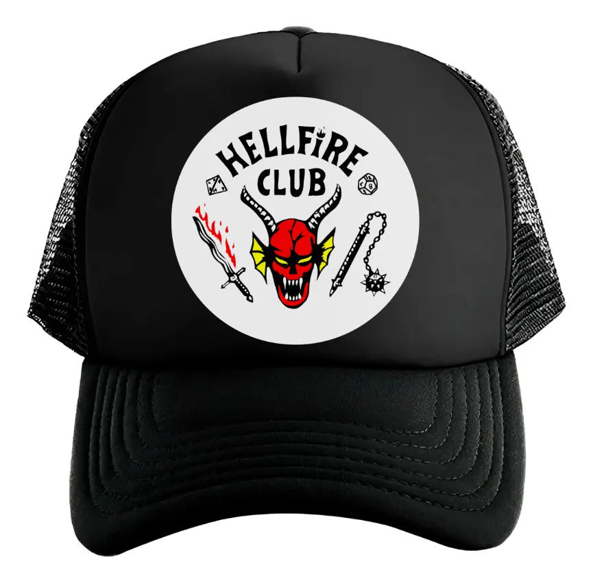 Gorra Trucker Stranger Things Hellfire Club Serie Televisión