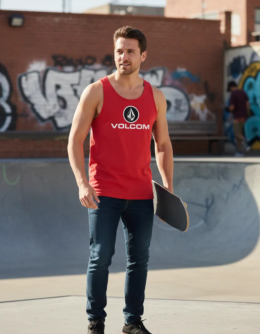 Playera Sin Mangas Volcom Skate Skateboard Surf Moda Urbana