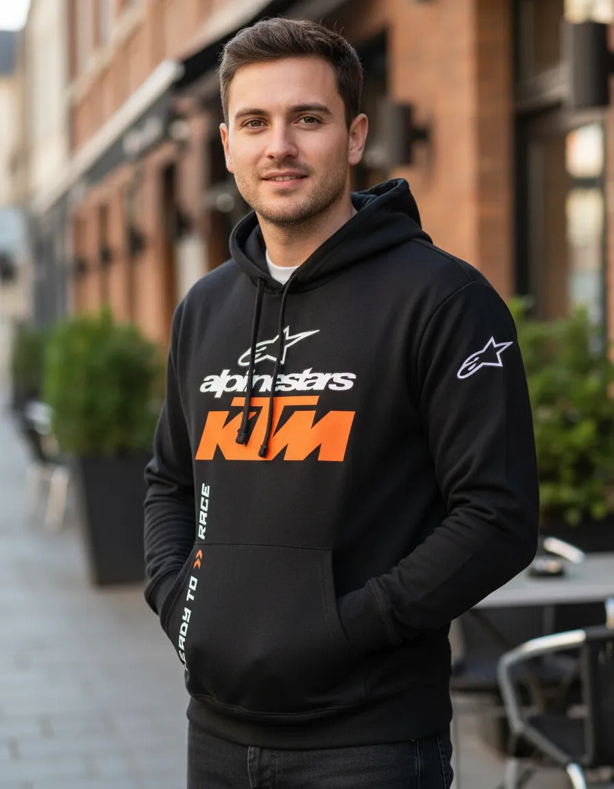 Sudadera Alpinestars Ktm Xg Negro Logo