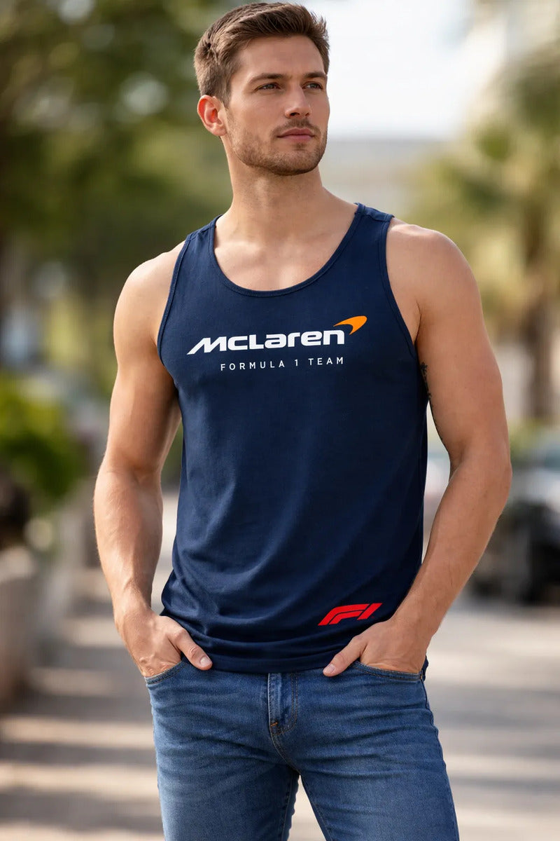 Playera Sin Mangas Mclaren Formula 1 Team F1 Autos