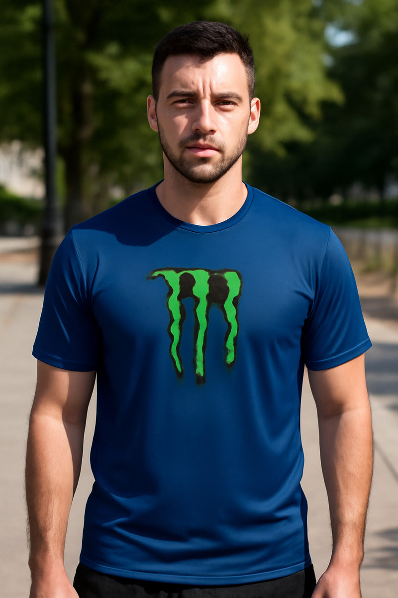 Playera Monster Energ Ufc Mma Box F1 Fútbol Gaming Algodón