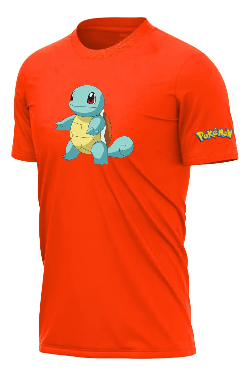 Playera Deportiva Squirtle Charmander Bulbasaur Pokémon