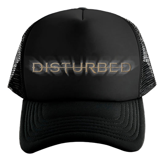 Gorra Trucker Disturbed Música Rock Heavy Metal Negro Ajustable Dstrbd
