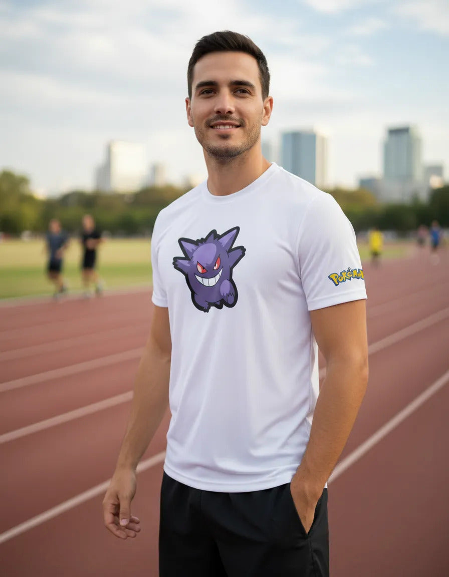 Playera Deportiva Pokémon Gengar Pikachu Charmander Squirtle