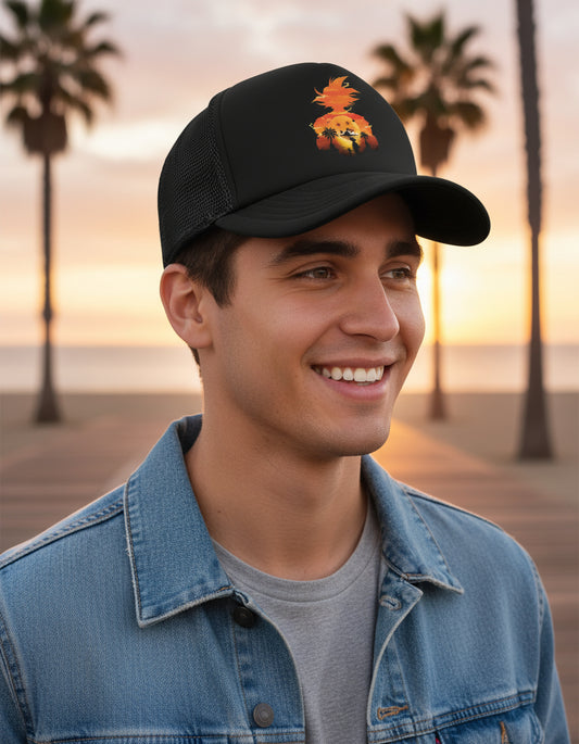 Gorra Gokú Dragón Ball Z Anime Negro Ajustable Goku