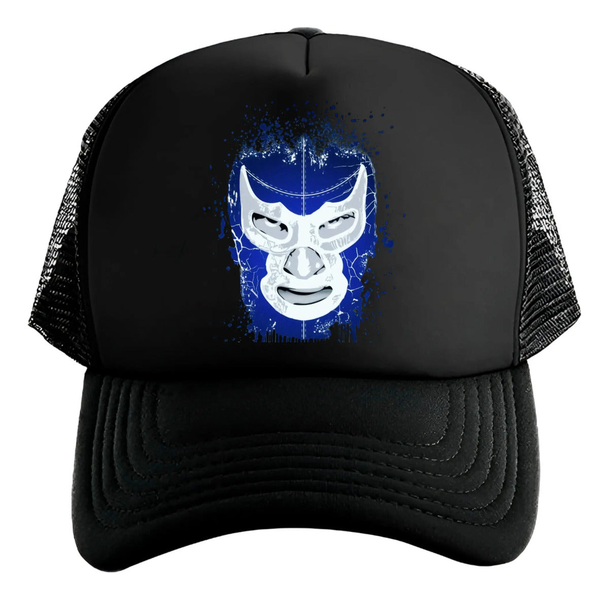 Gorra Blue Demon Aaa Triple A Lucha Wwe Wrestling Deportes Negro Ajustable Bd