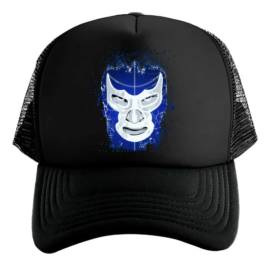 Gorra Blue Demon Aaa Triple A Lucha Wwe Wrestling Deportes Negro Ajustable Bd