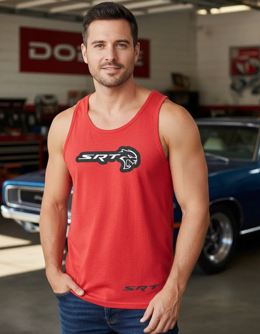 Playera Sin Mangas Hellcat Srt Dodge Charger Automovilismo