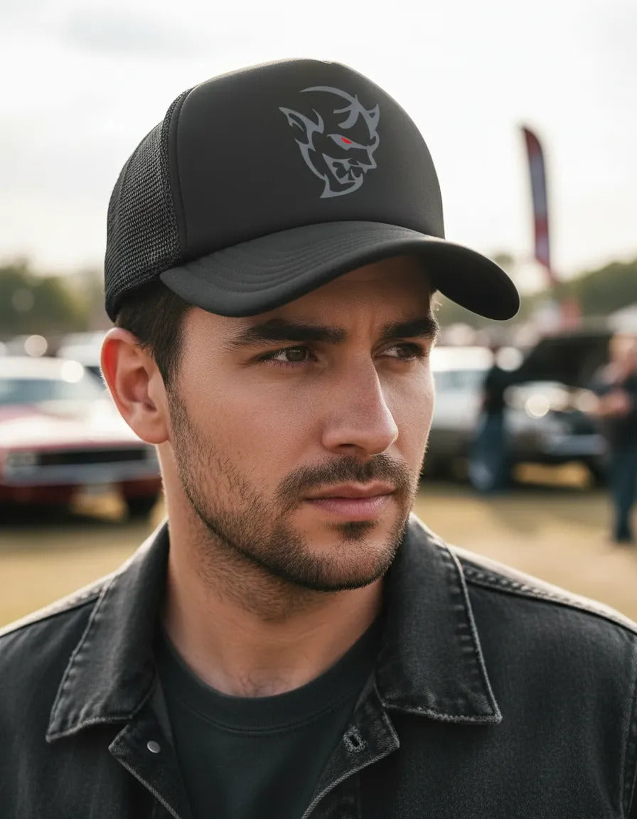 Gorra Hellcat Srt Dodge Challenger Coche Automovilismo