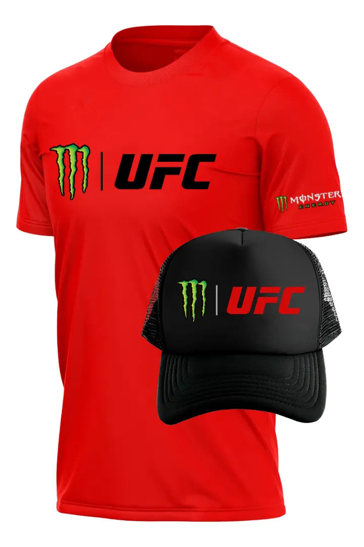 Playera Y Gorra Monster X Ufc